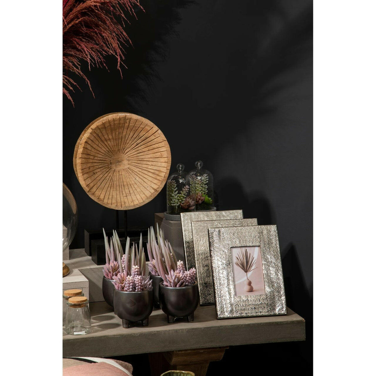 Fiorantina Mixed Succulents In Ceramic Pot.