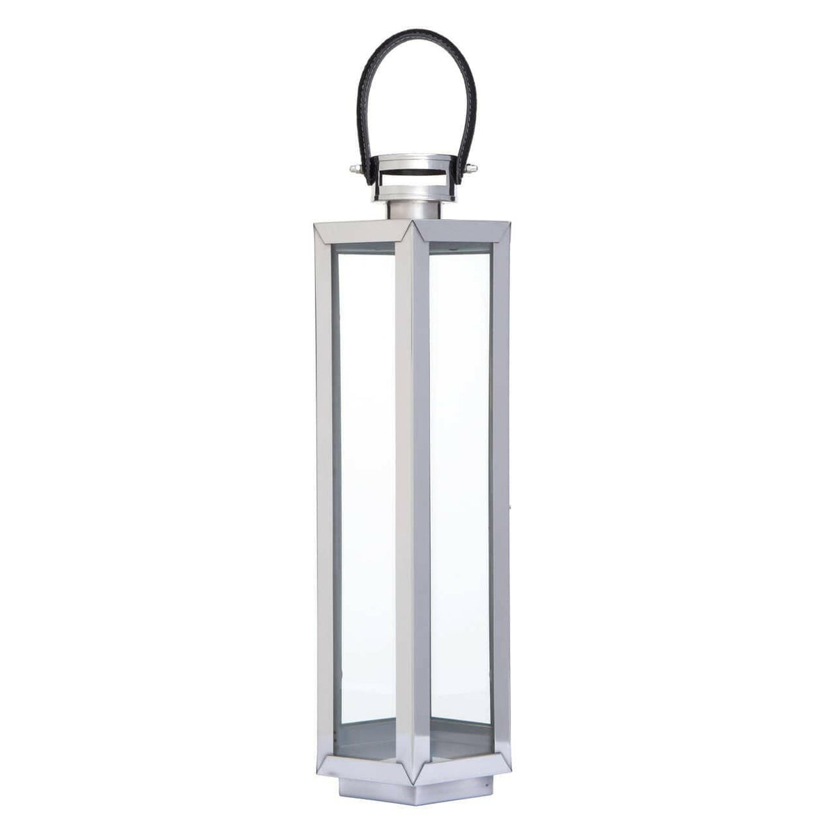 Herber Medium Silver Finish Lantern.