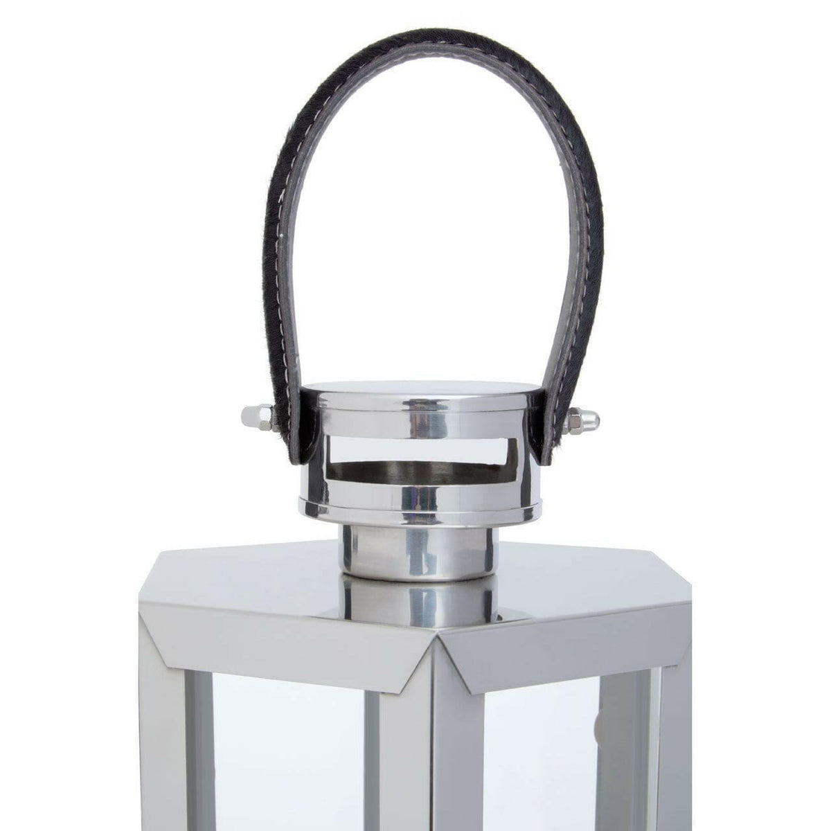 Herber Medium Silver Finish Lantern.