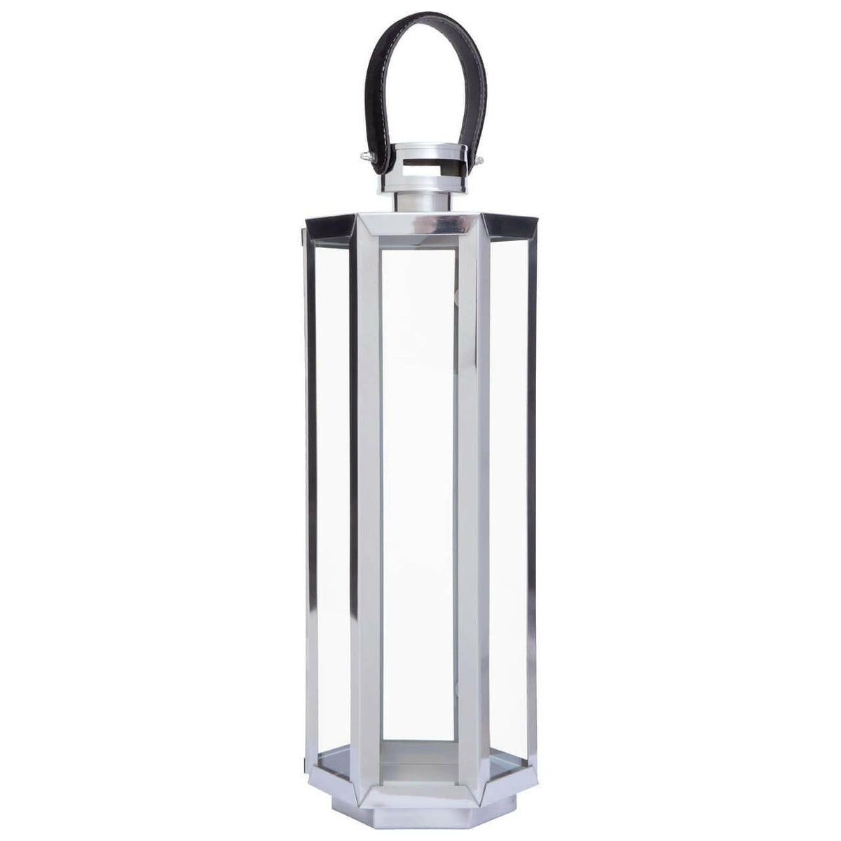 Herber Medium Silver Finish Lantern.