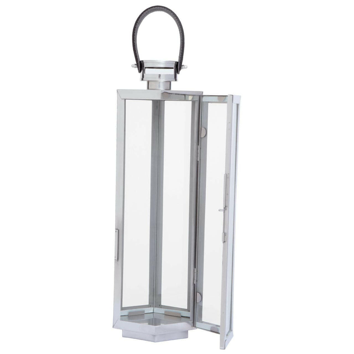 Herber Medium Silver Finish Lantern.