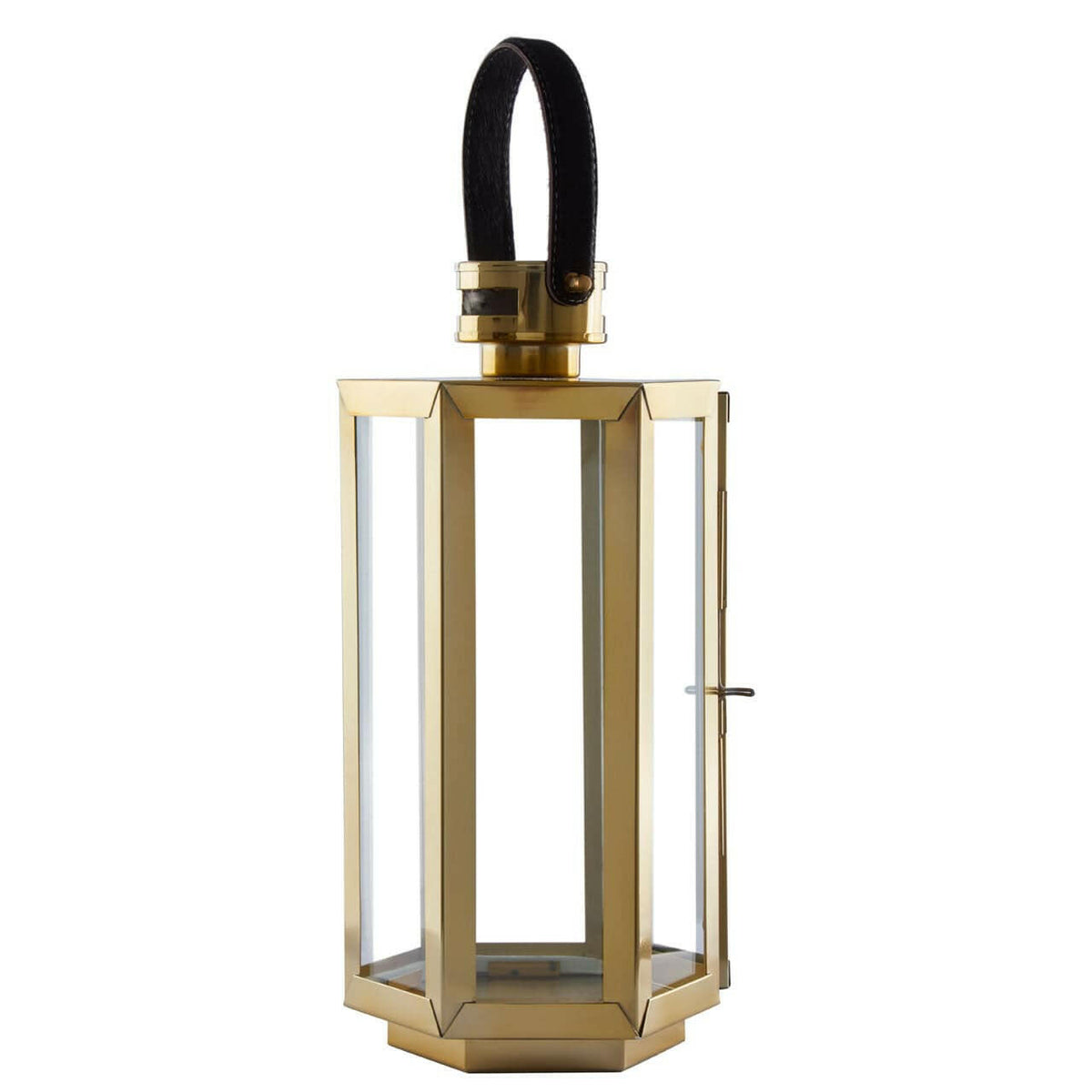 Herber Small Gold Finish Lantern.
