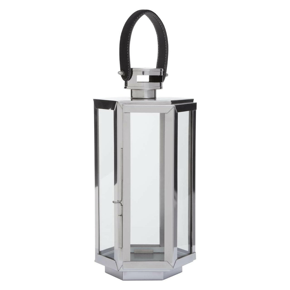 Herber Small Silver Finish Lantern.