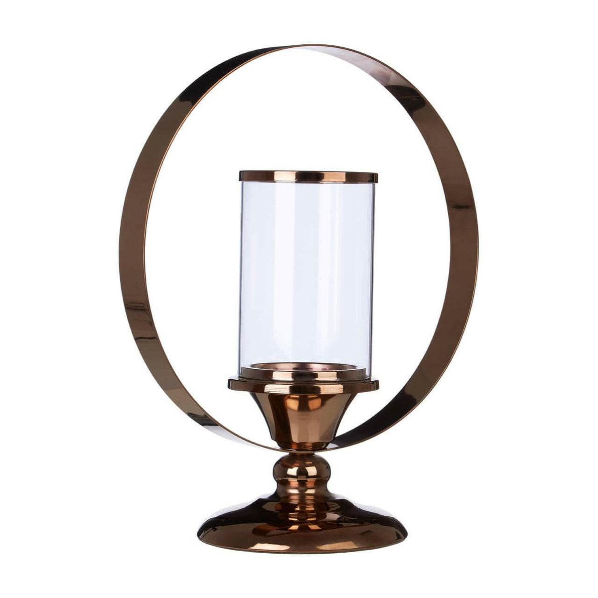 Kensington Townhouse Small Metal Candle Holder.