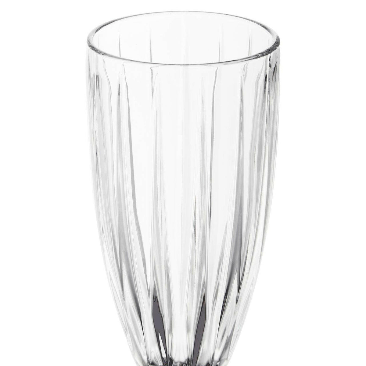 Lawley Crystal Clear Champagne Flutes - Set Of 4.
