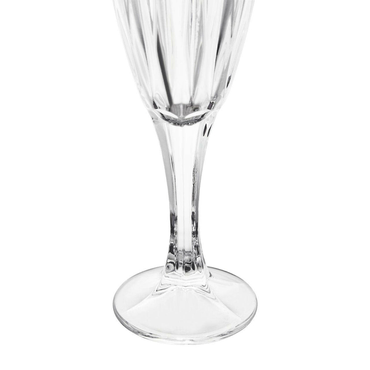 Lawley Crystal Clear Champagne Flutes - Set Of 4.