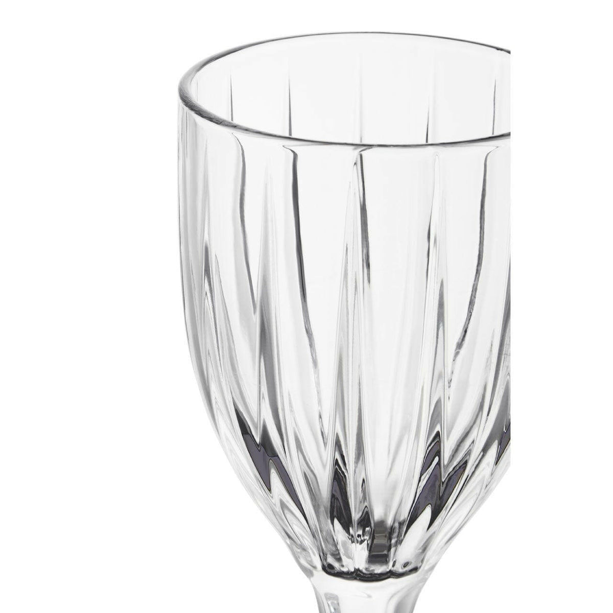 Lawley Crystal Clear Wine Glasses - Set Of 4.
