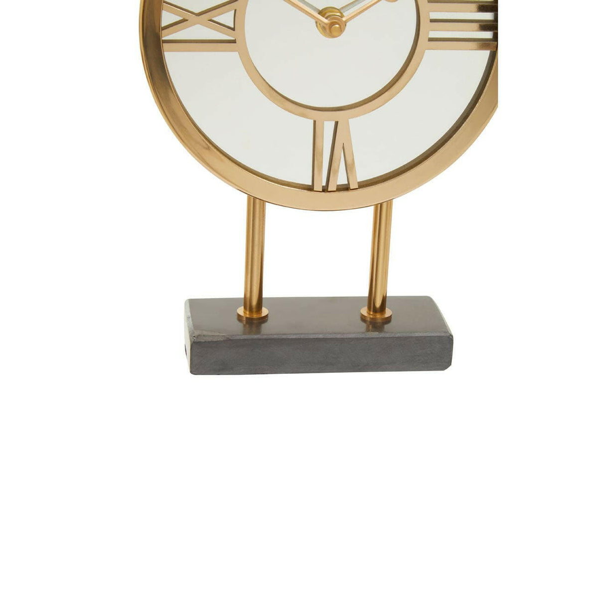 Mateo Black Marble Base Clock.