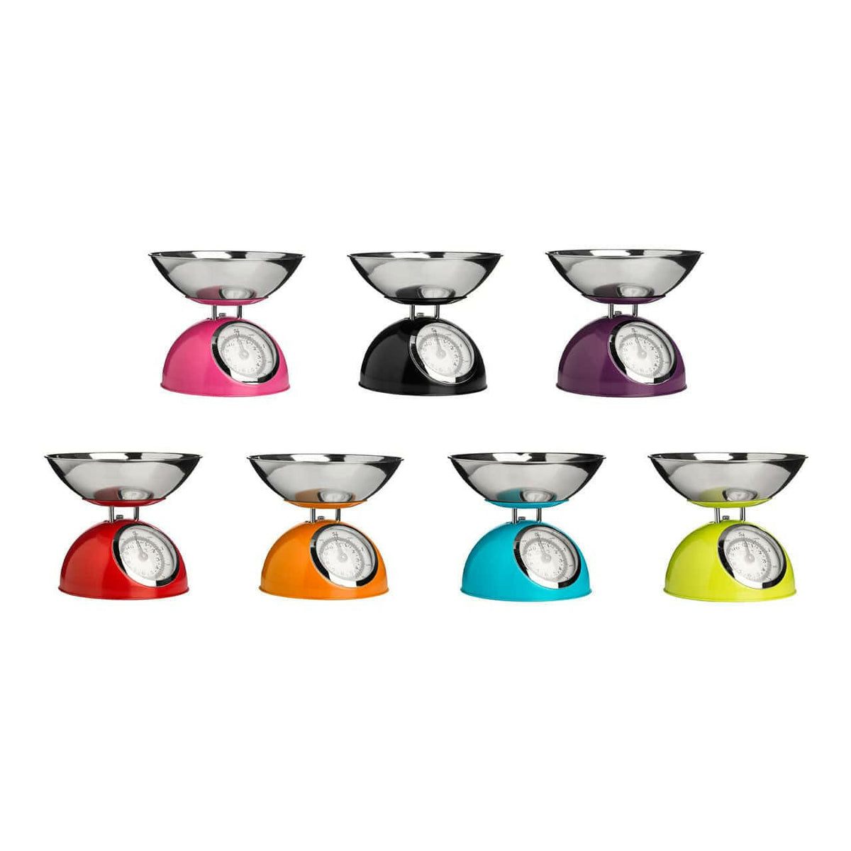 Orange Half Circle Design Kitchen Scale 5Kg.