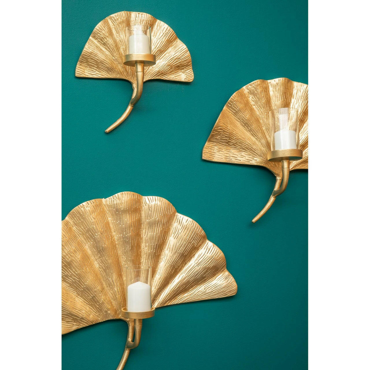 Prato Ginkgo Medium Wall Sconce.