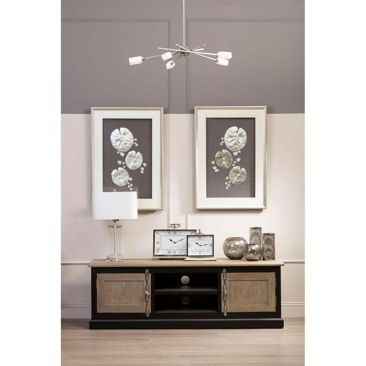 Raya Large Rounded Glass Vase.