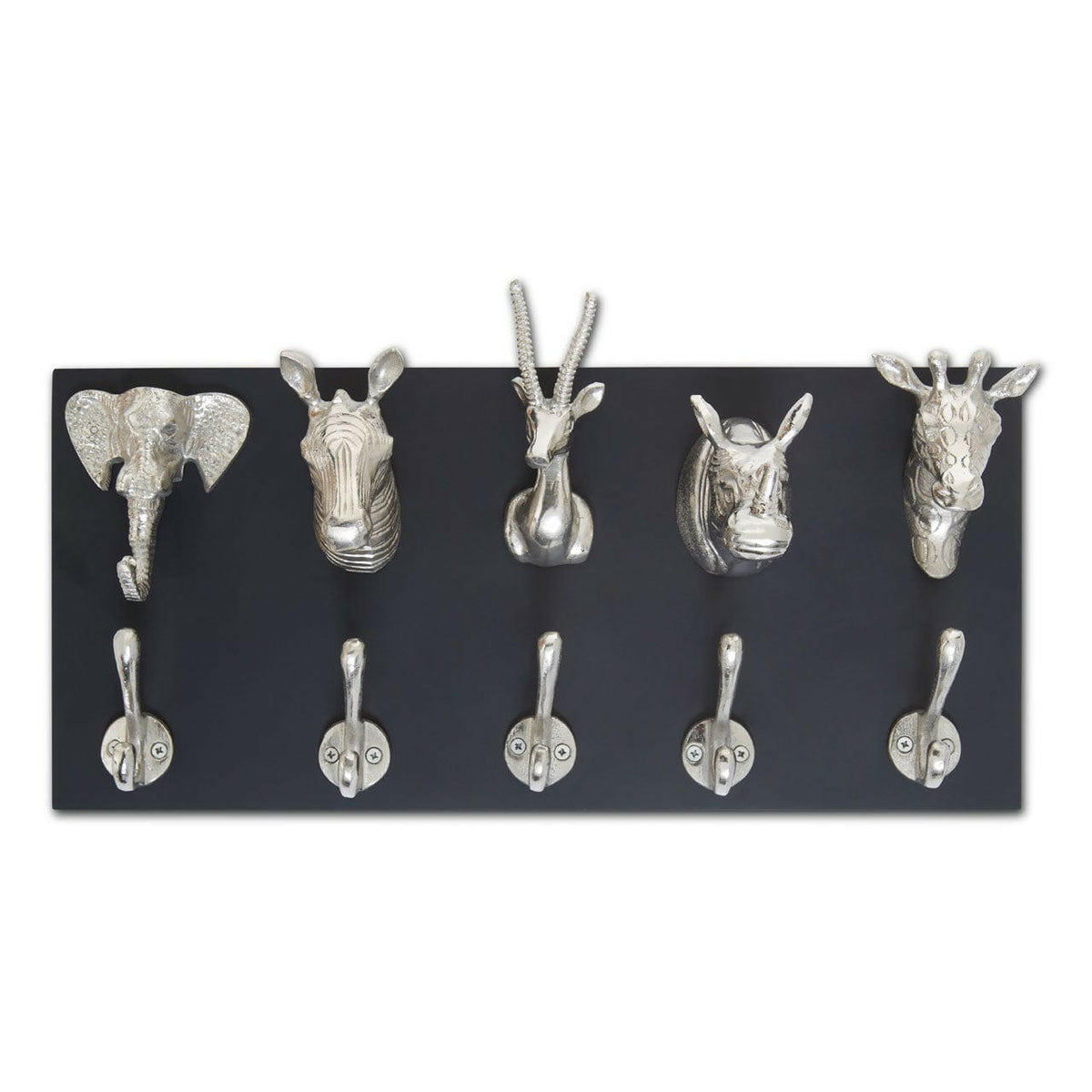 Safari Animal 5 Hook Wall Hanger.