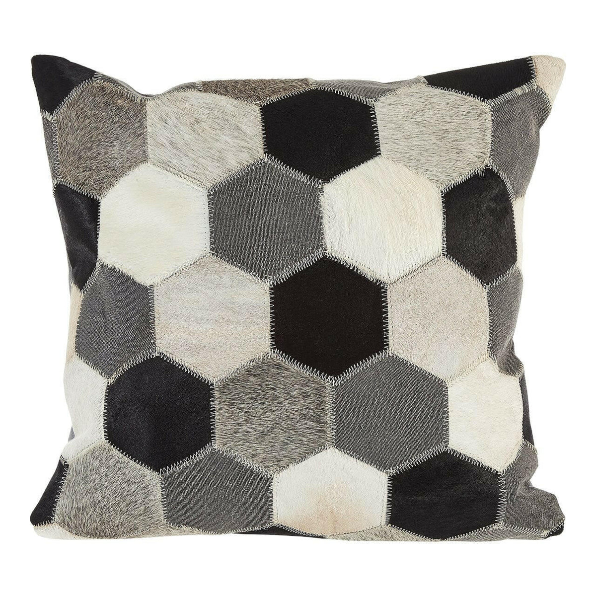 Safira Black/White/Grey Cushion Cover.