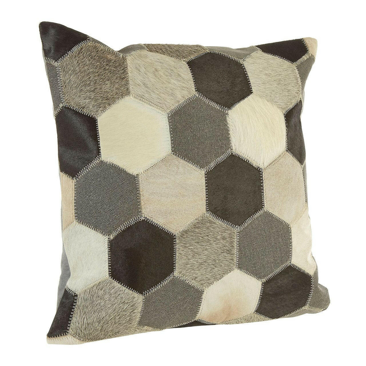 Safira Black/White/Grey Cushion Cover.
