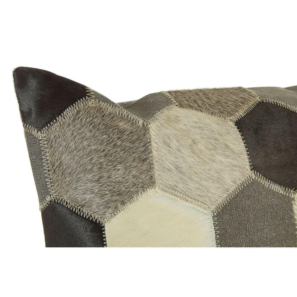 Safira Black/White/Grey Cushion Cover.