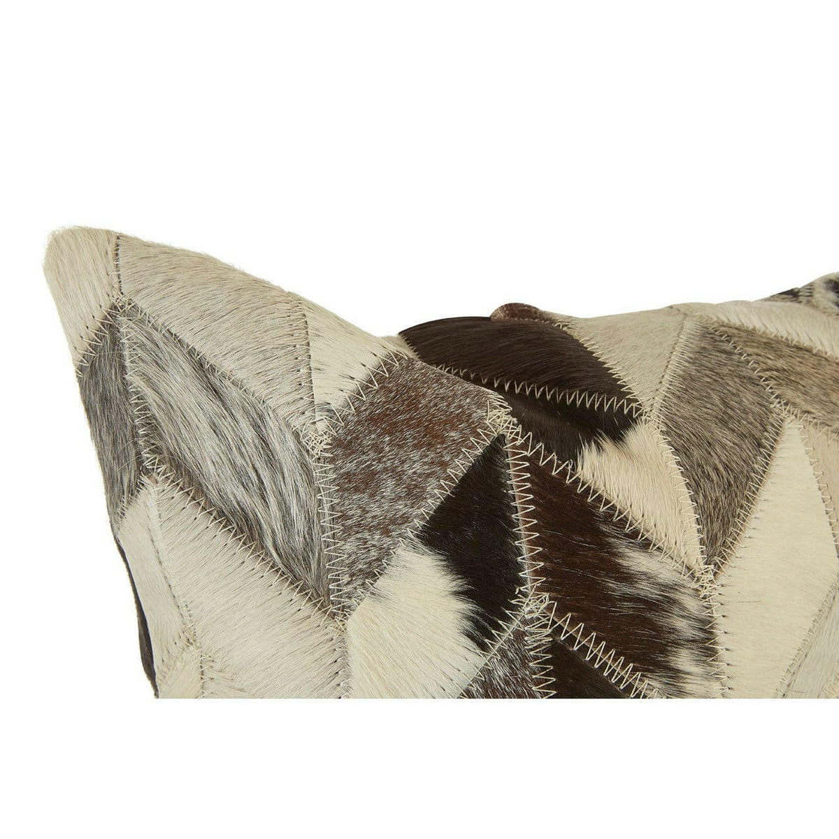 Safira Black/White Patchwork Cushion Cover.