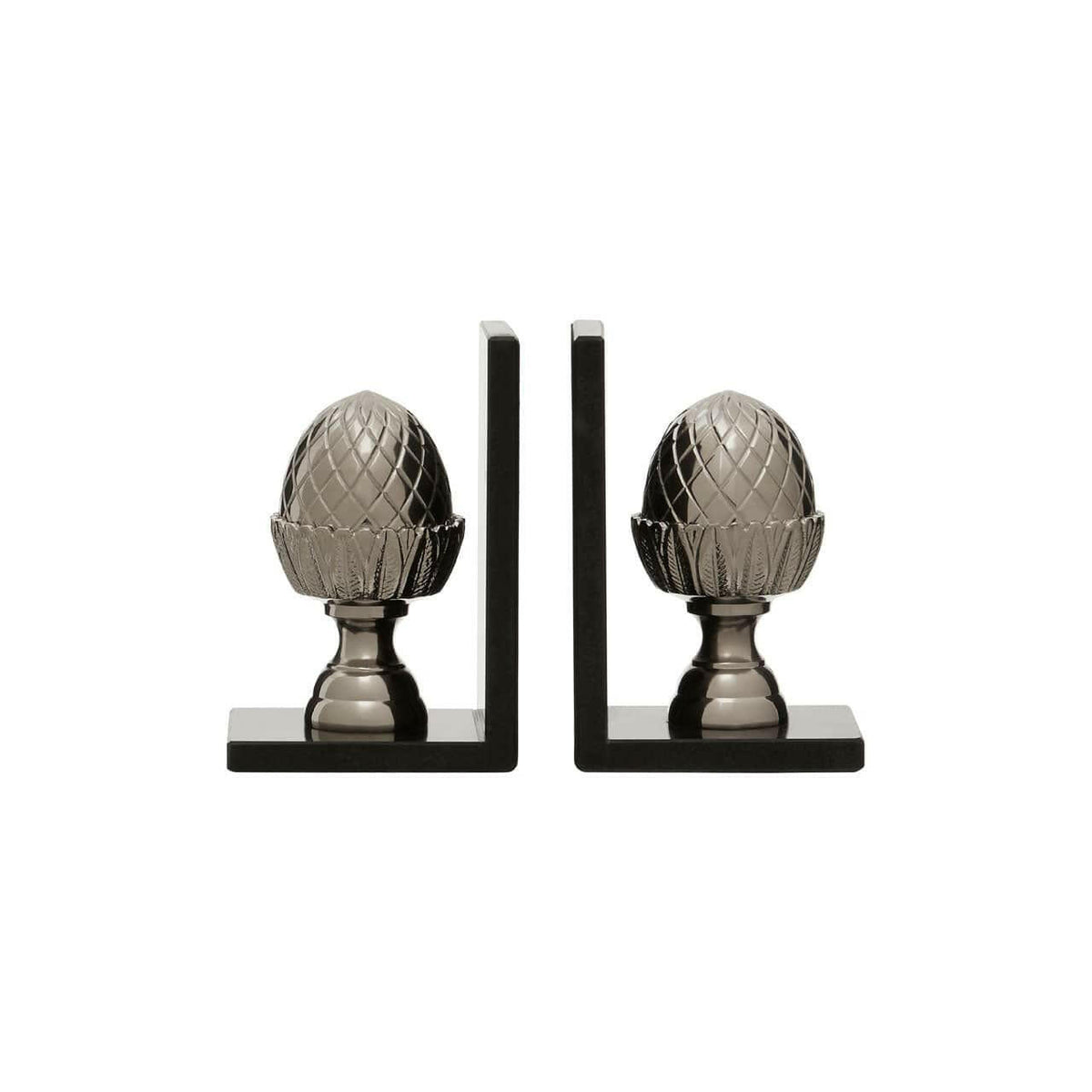 Set Of 2 Acorn Bookends.