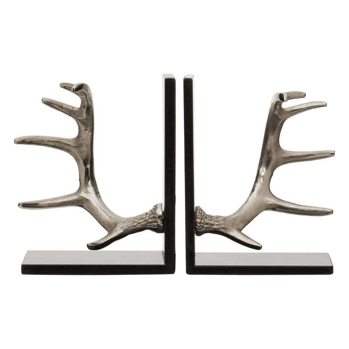 Set Of 2 Antler Bookends.