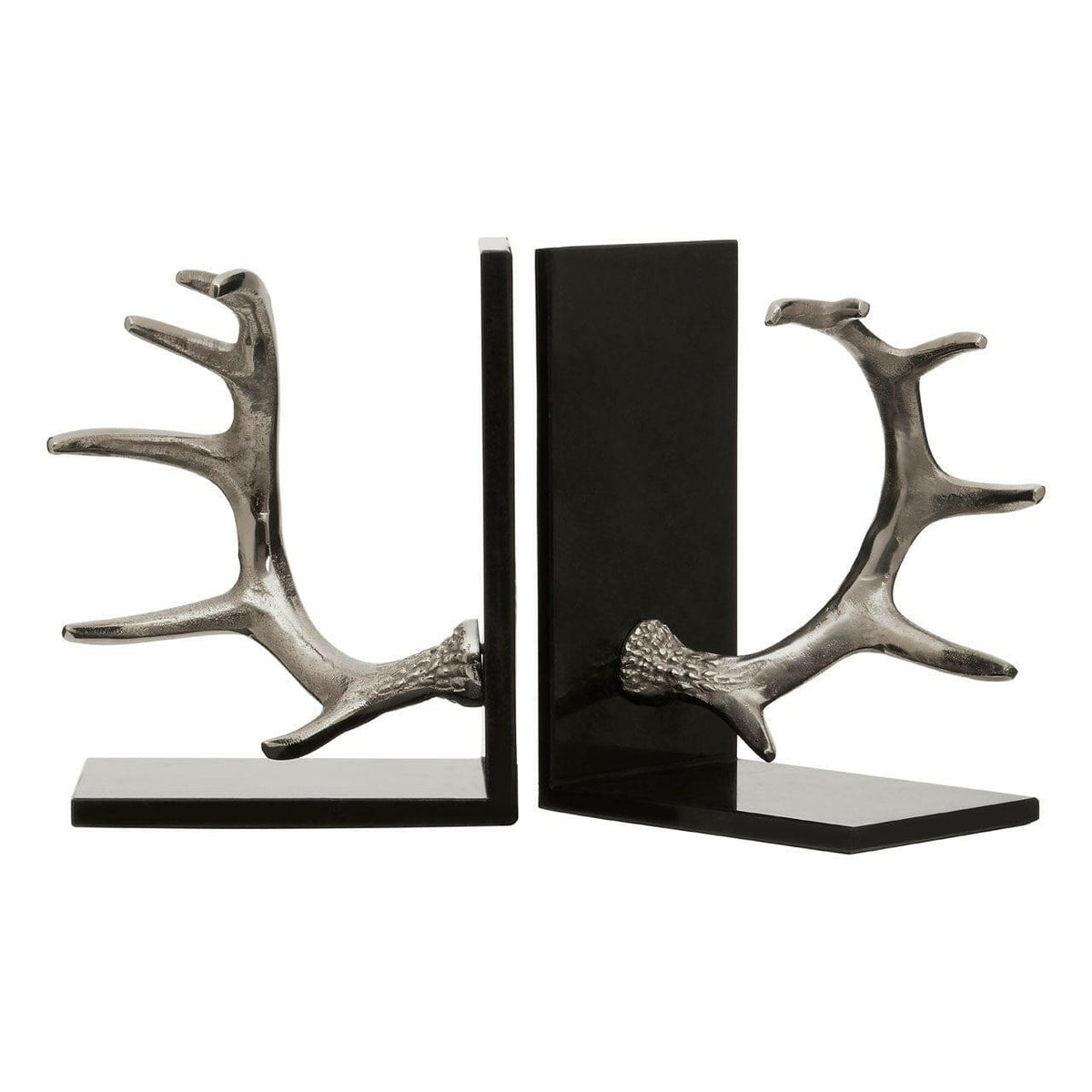 Set Of 2 Antler Bookends.