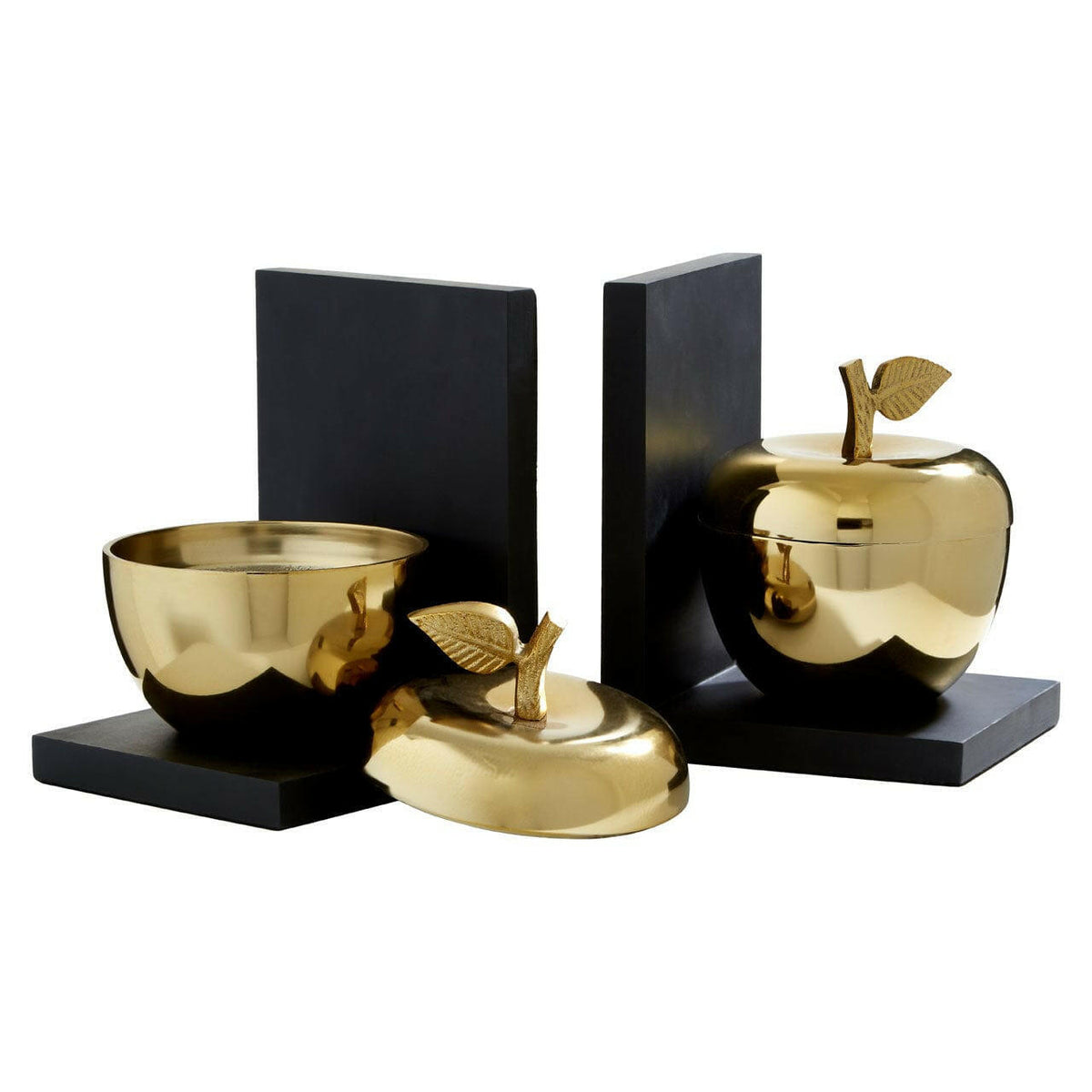 Set Of 2 Apple Bookends.