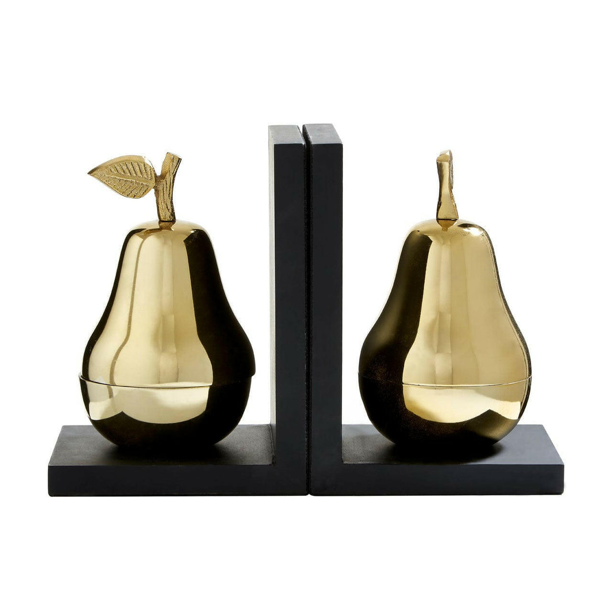 Set Of 2 Pear Bookends.
