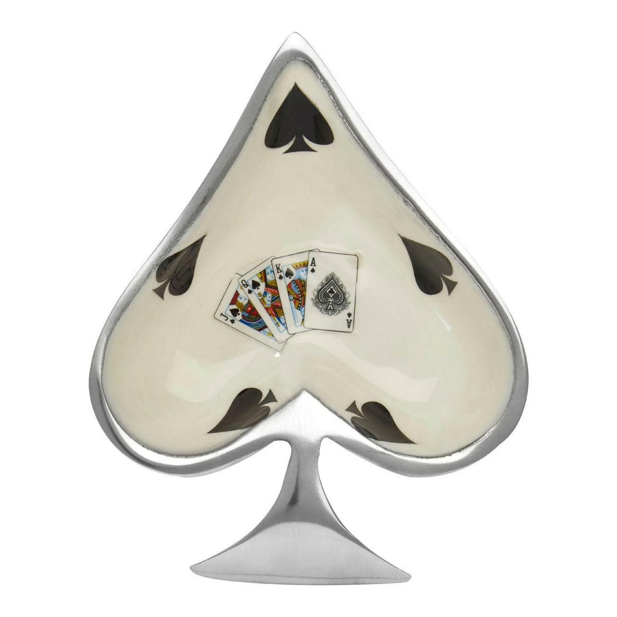 Set Of 4 Playing Cards Design Bowls.