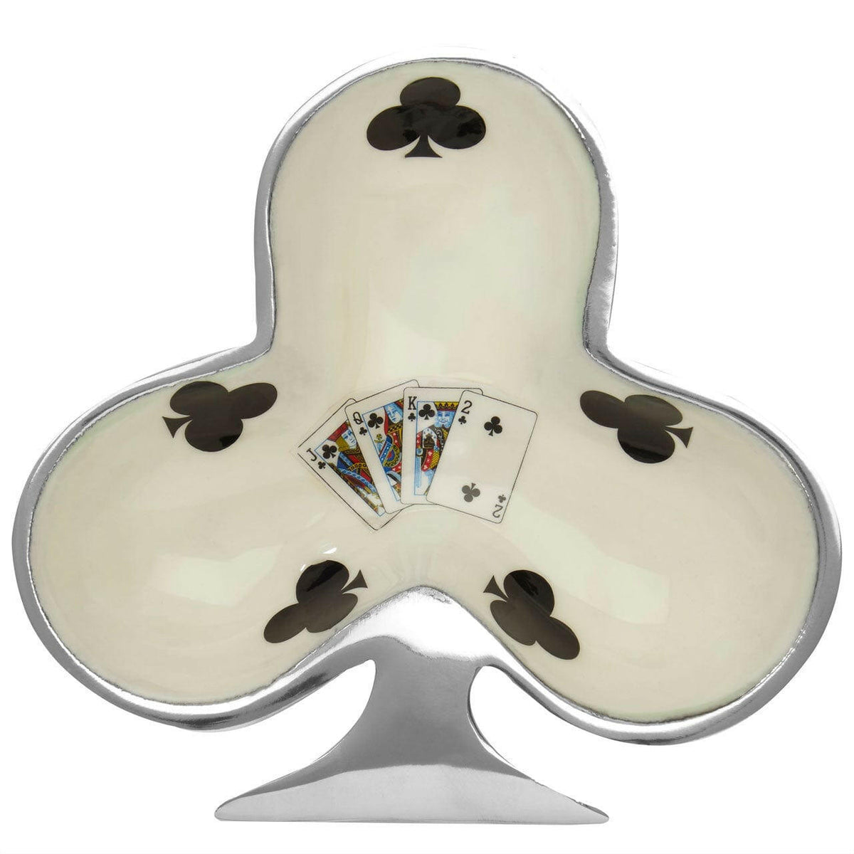 Set Of 4 Playing Cards Design Bowls.