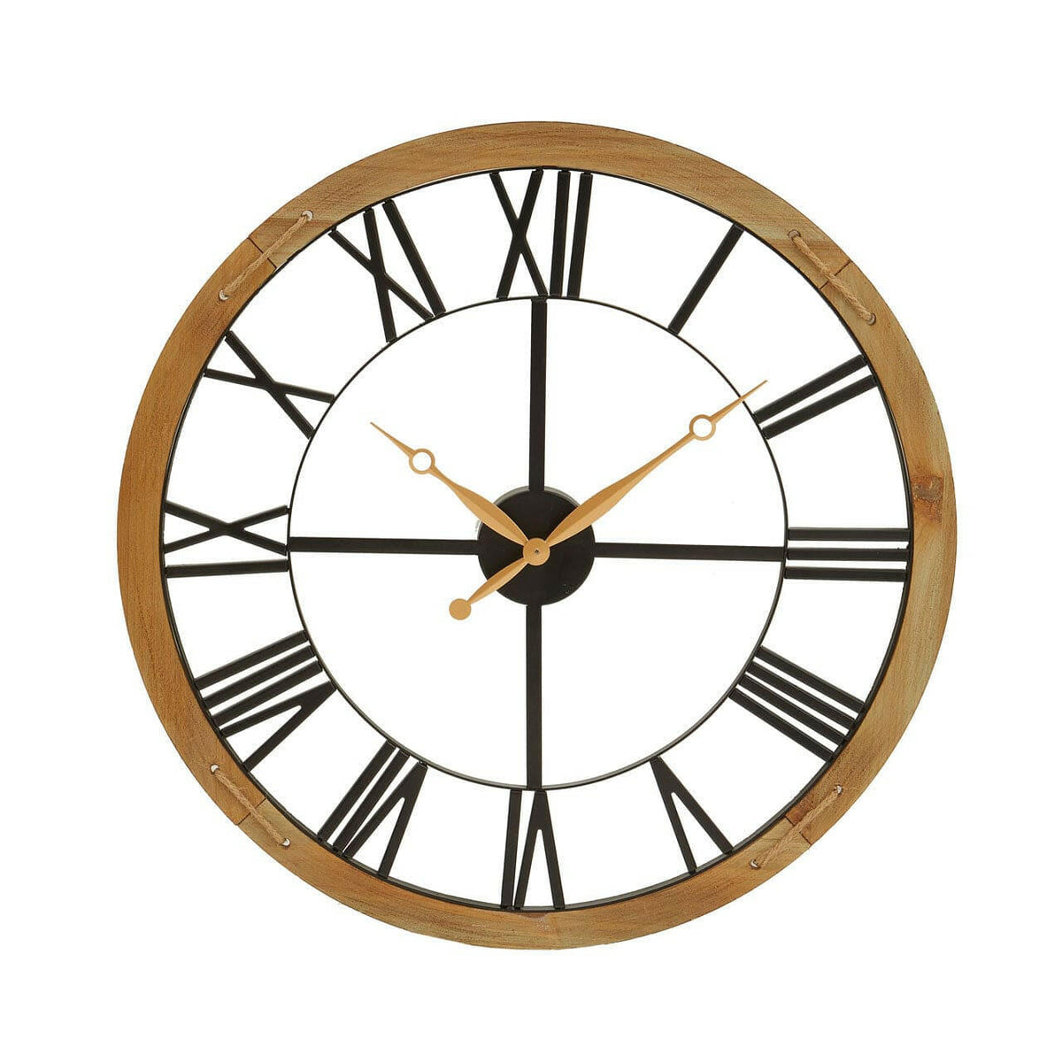 Vitus Black Metal Wall Clock.
