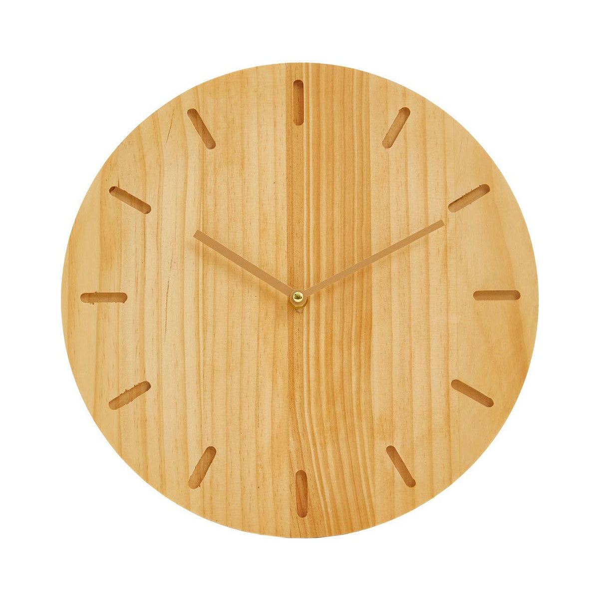 Vitus Natural Wood Effect Wall Clock.