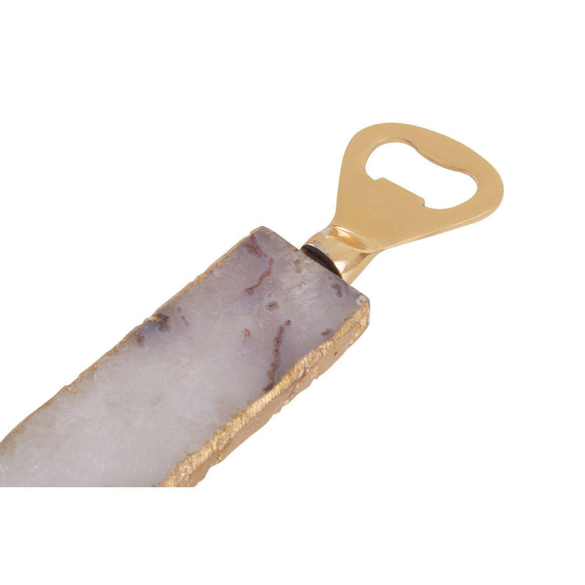 Bowerbird Agata Grey Bottle Opener And Stopper Set.