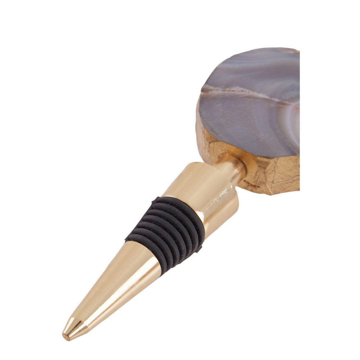 Bowerbird Agata Natural Bottle Opener And Stopper Set.