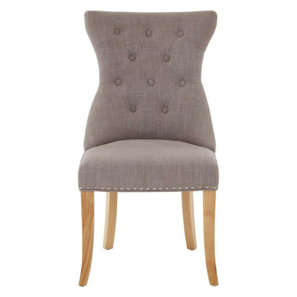 Tehran Mink Linen Dining Chair | Outlet.