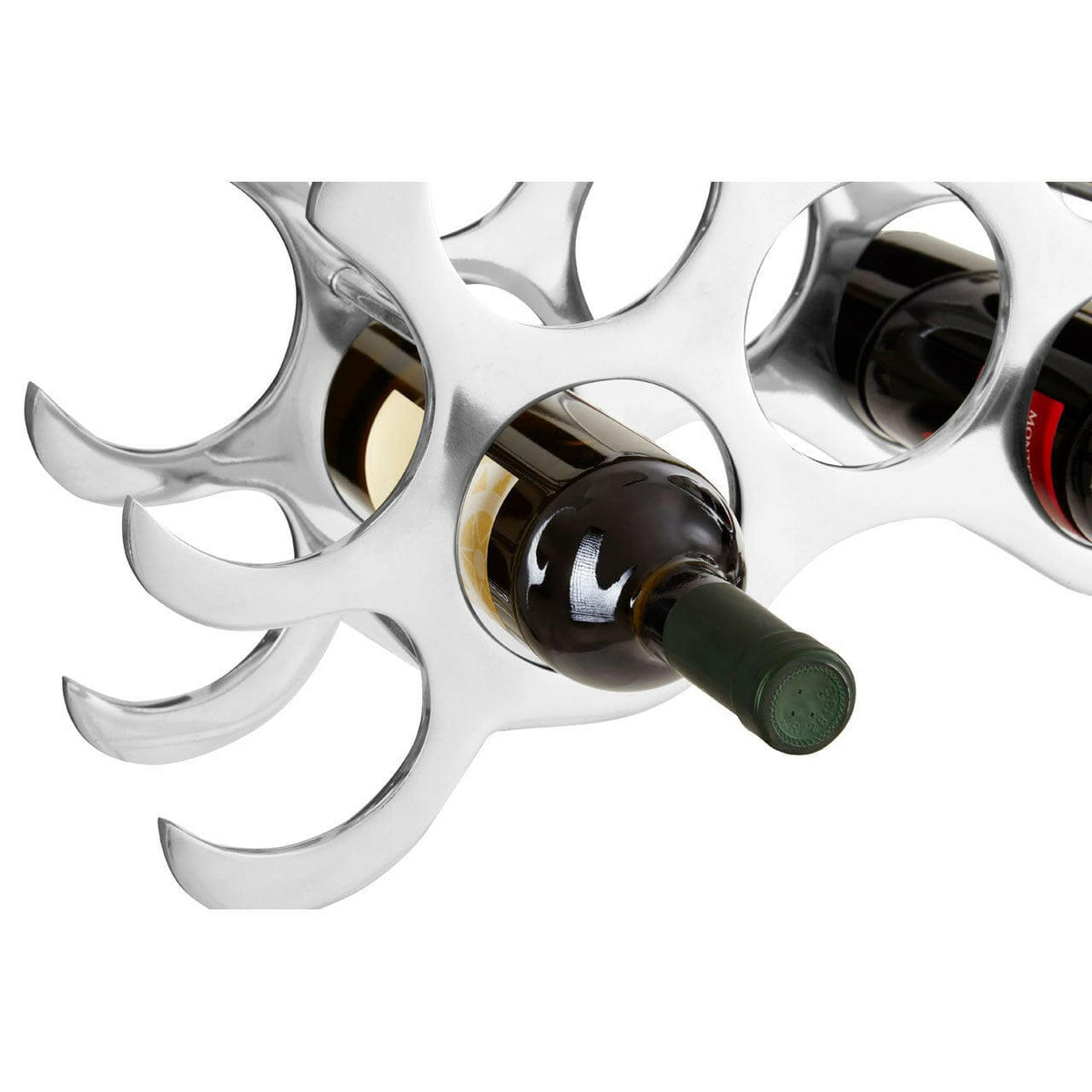 Elliot 10 Bottle Aluminium Wine Rack.