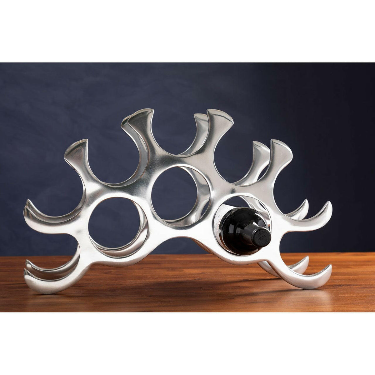 Elliot 10 Bottle Aluminium Wine Rack.
