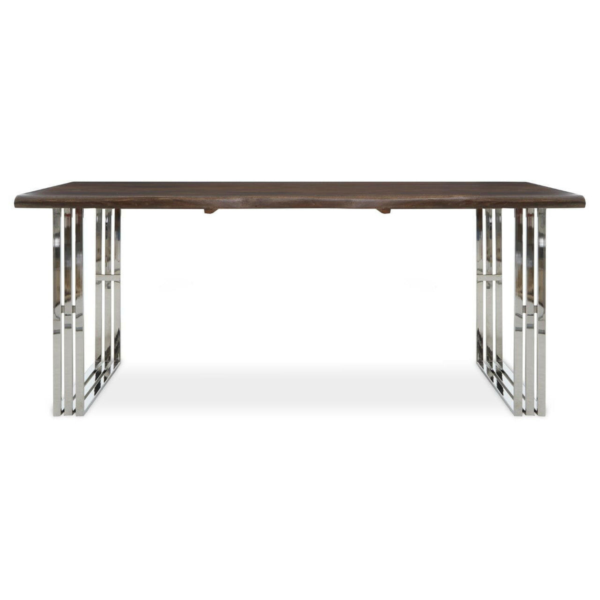 Hampstead Natural And Silver Dining Table.