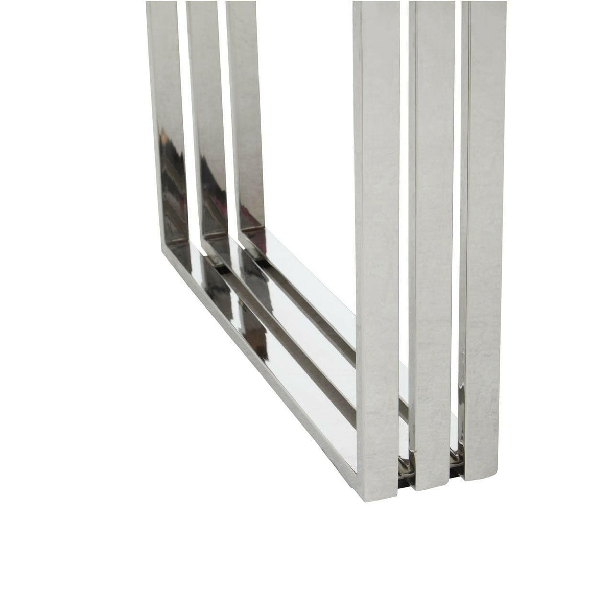 Hampstead Natural And Silver Dining Table.