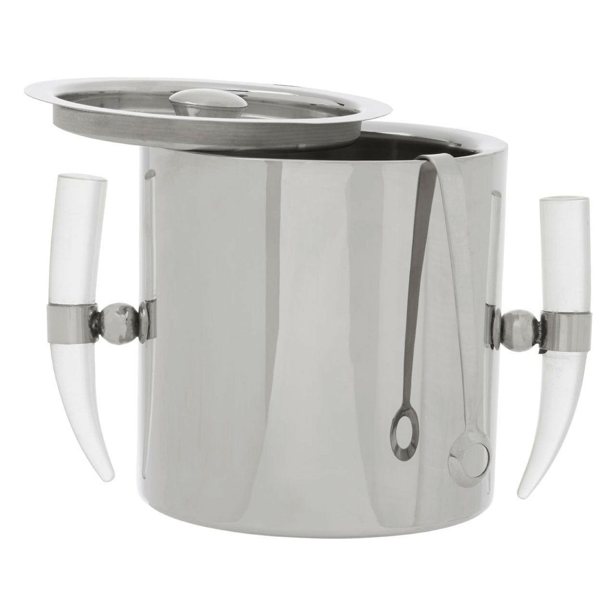 Herne Acrylic Horn Handle Ice Bucket.