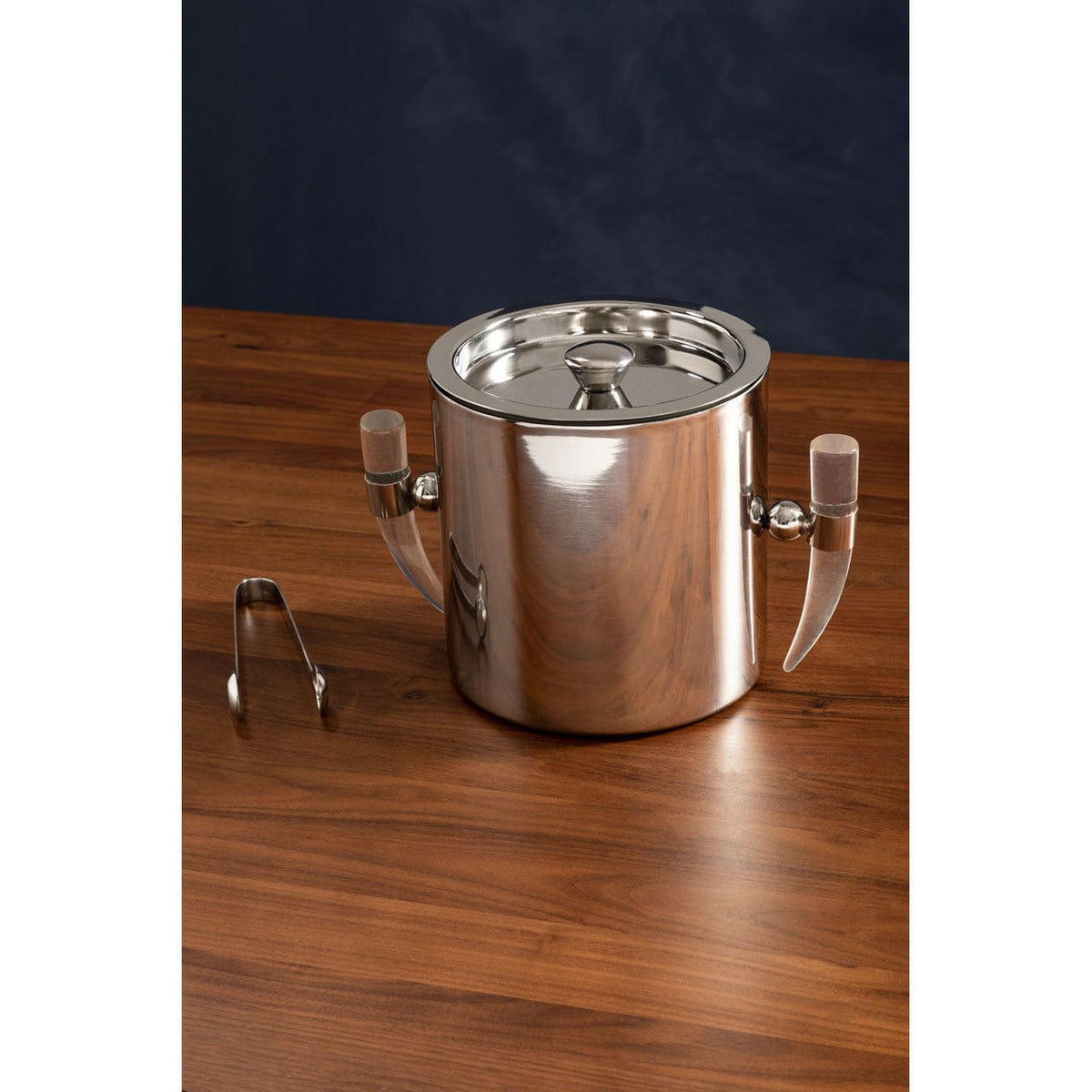 Herne Acrylic Horn Handle Ice Bucket.