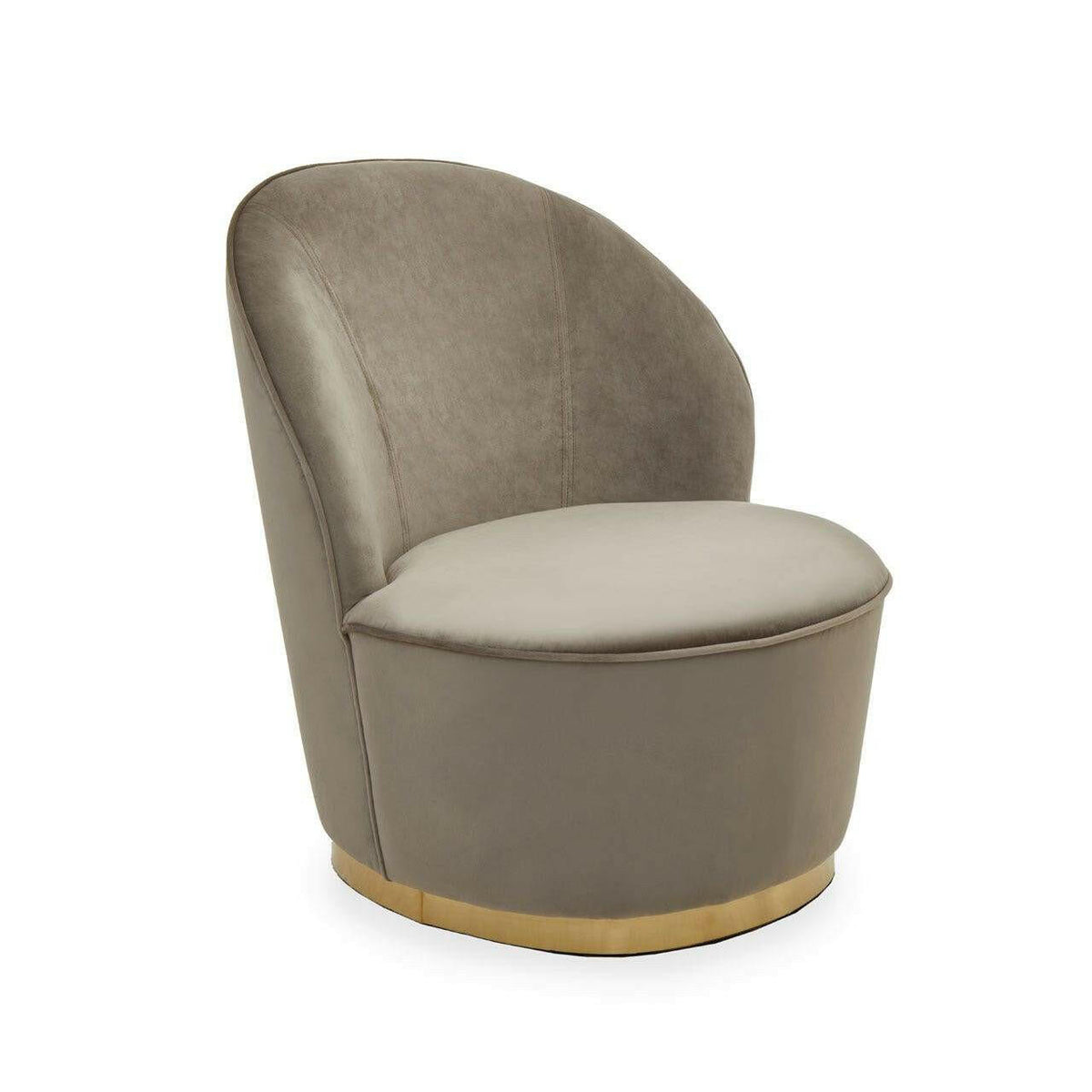 Kids Tamra Gold Base Velvet Chair.