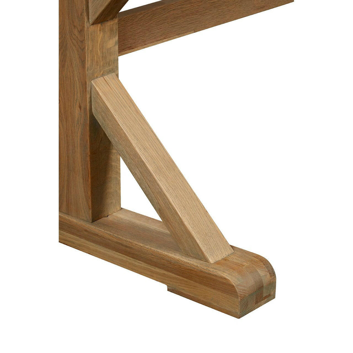 Lyon Aged Grey Dining Table.