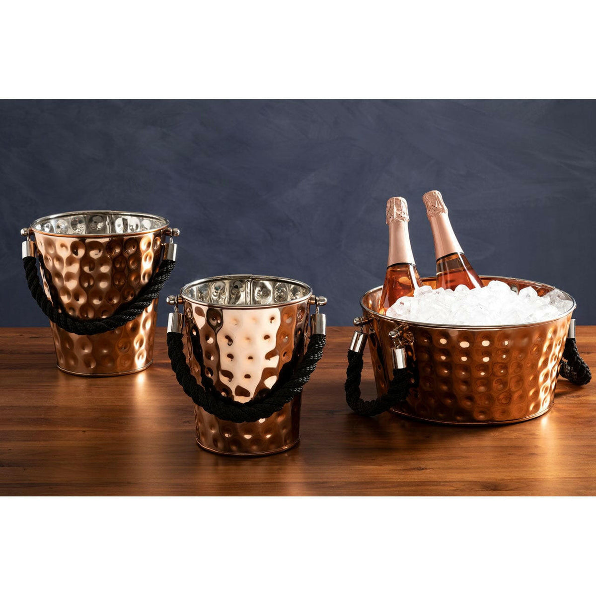 Miressa Large Copper Finish Party Bucket.