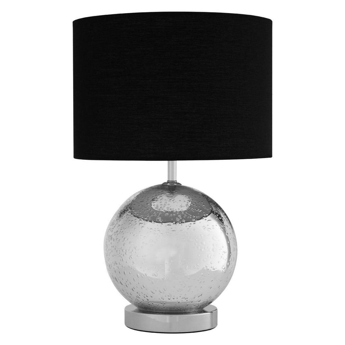 Naomi Black Fabric Shade Table Lamp.