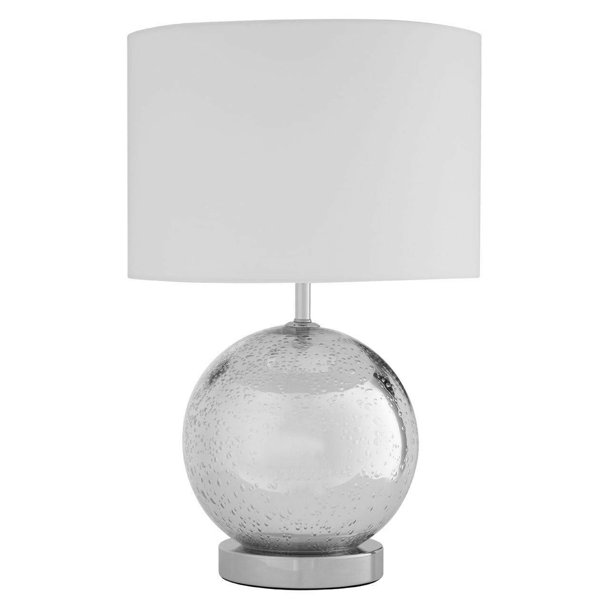 Naomi White Fabric Shade Table Lamp.