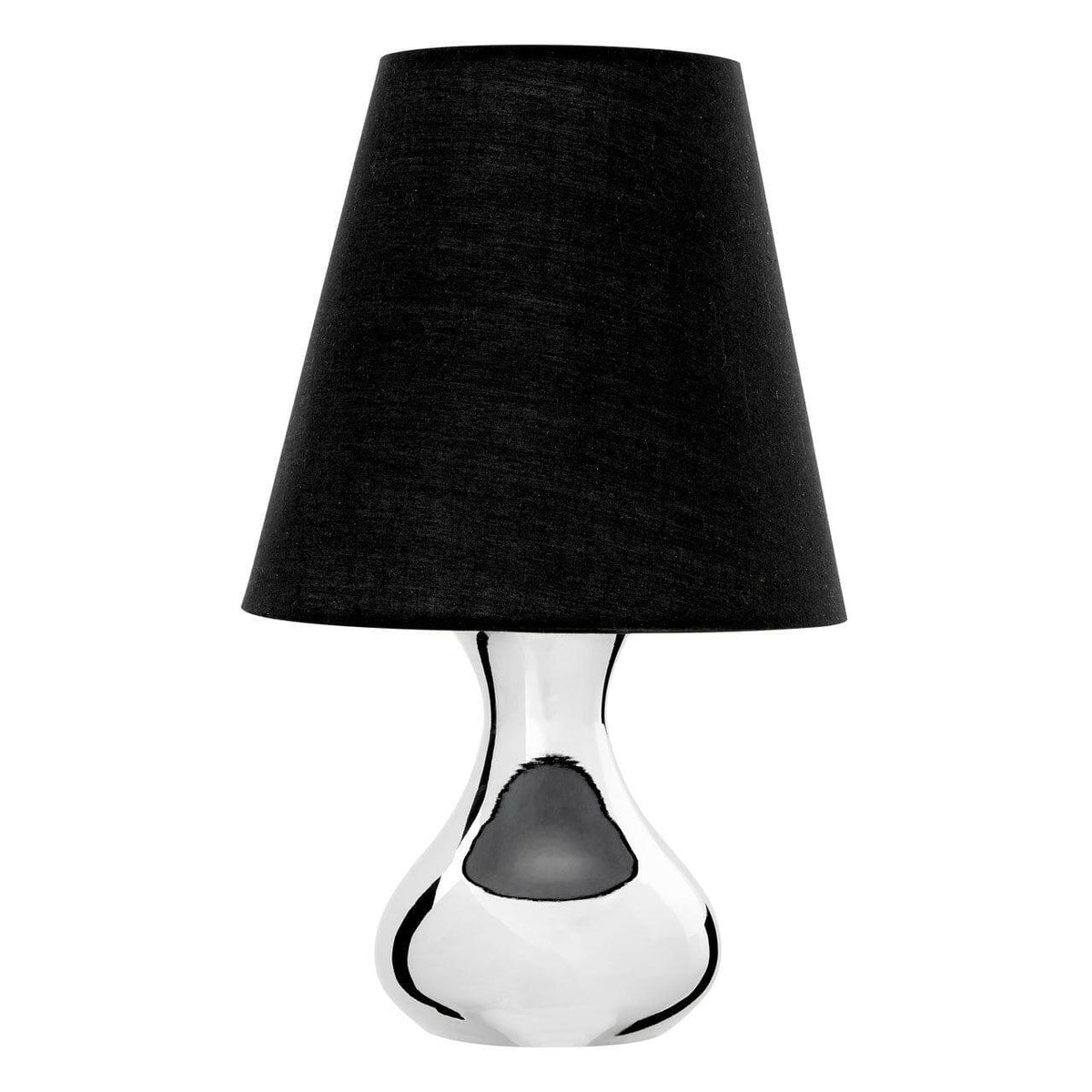 Nell Black Fabric Shade Table Lamp.