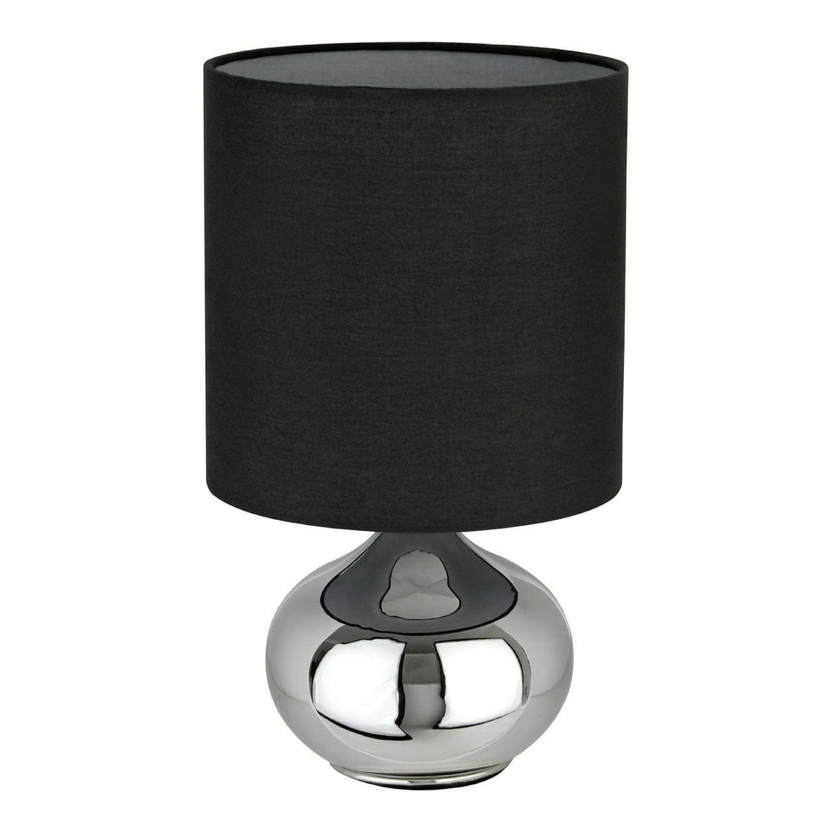 Niko Black Fabric Shade Table Lamp.