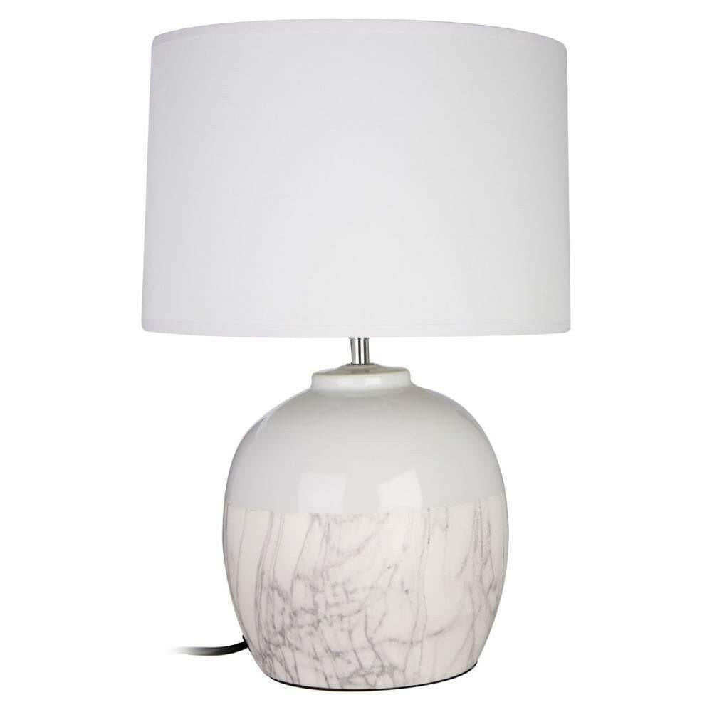 Rochester White Ceramic Table Lamp.