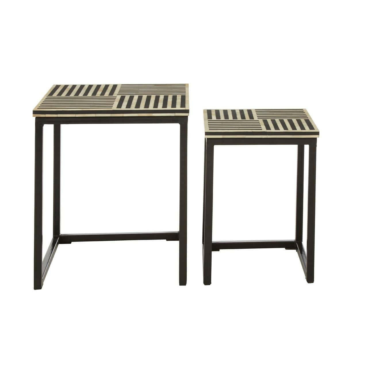 Hamilton Interiors Living Boheme Nesting Tables House of Isabella UK