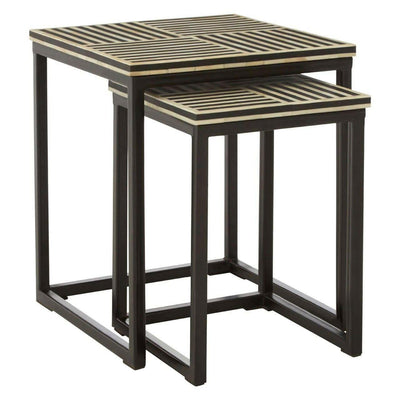 Hamilton Interiors Living Boheme Nesting Tables House of Isabella UK