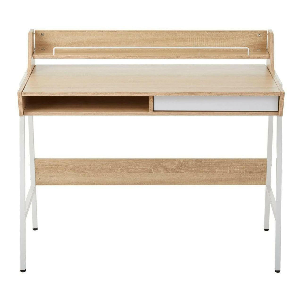 Brooklyn Natural Oak Veneer Desk.