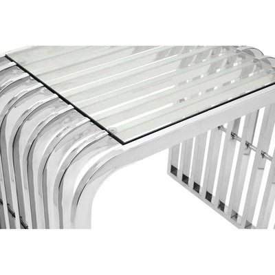 Hamilton Interiors, Clare Slatted End Table - House of Isabella UK